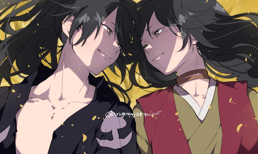 hyakkimaru and dororo (dororo) drawn by ringorenji