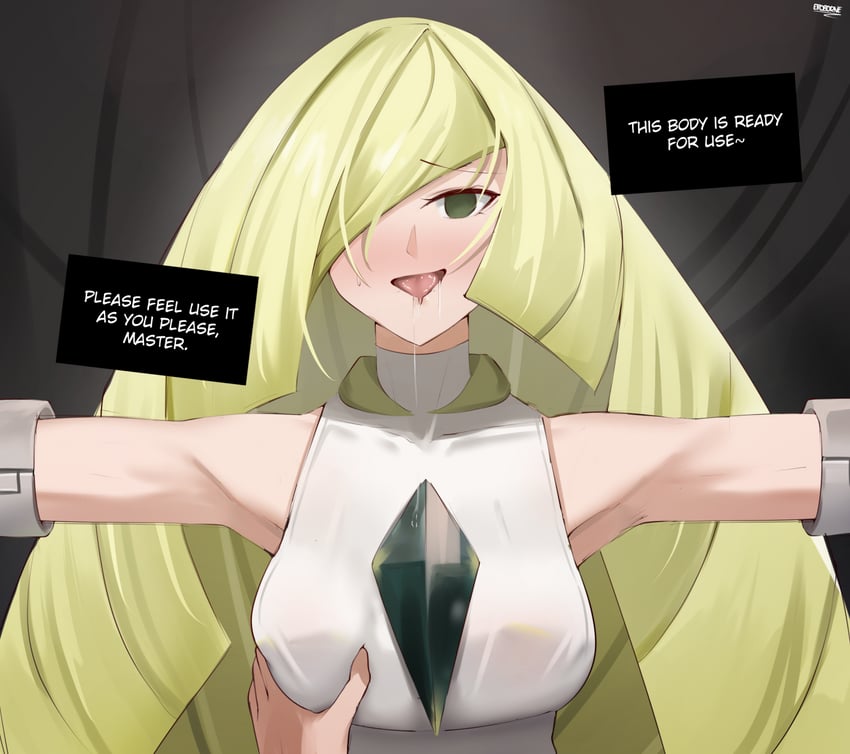 lusamine (pokemon and 1 more) drawn by eroborne