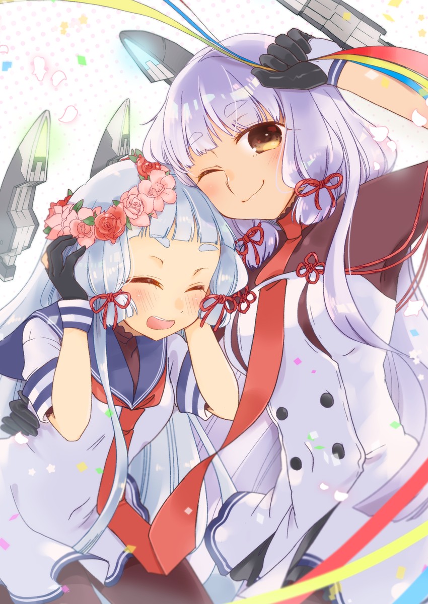murakumo and murakumo kai ni (kantai collection) drawn by makiemon