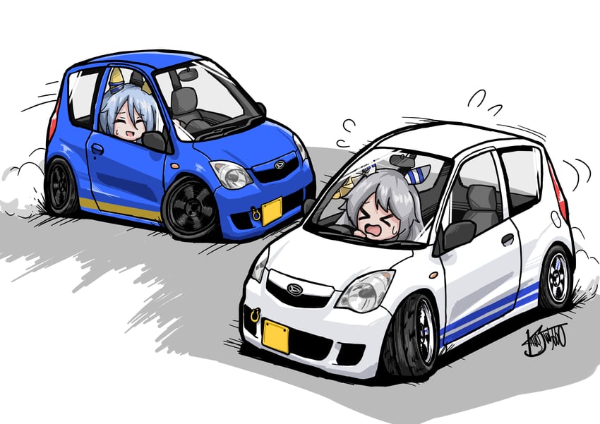 hishi miracle and k.s.miracle (umamusume and 1 more) drawn by kaito_schumacher