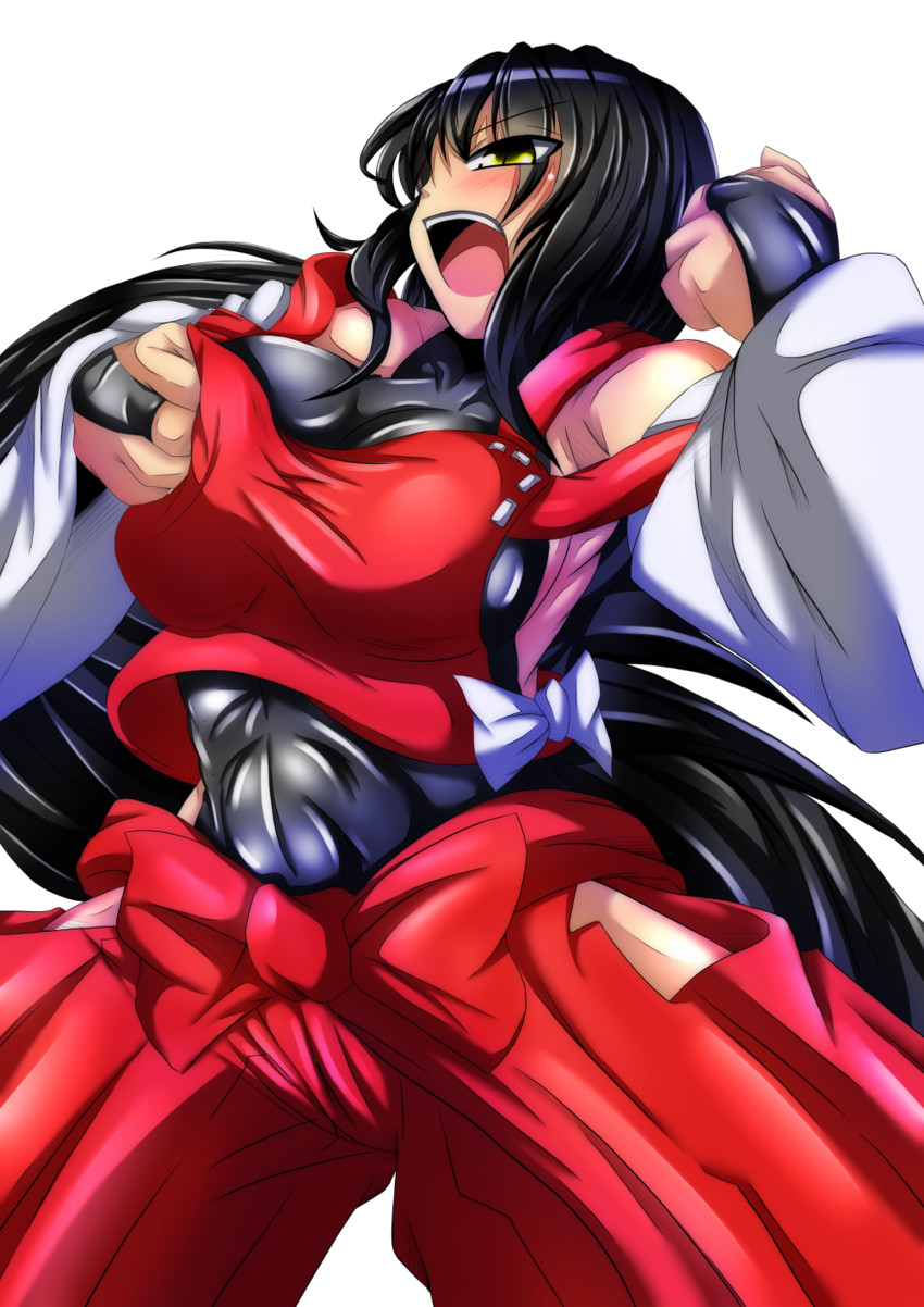 sendai hakurei no miko (original and 2 more) drawn by teikoku_gensui