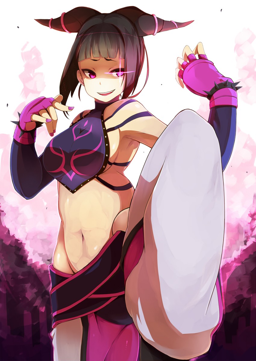 han juri (street fighter and 1 more) drawn by mzne_(mizunoe)