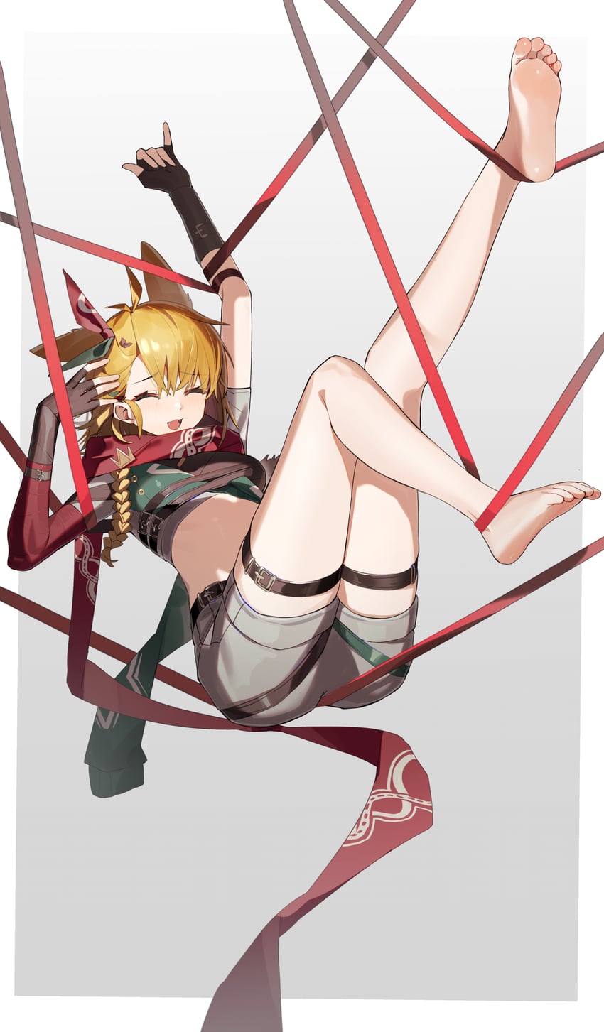 kroos and kroos the keen glint (arknights) drawn by cool_est