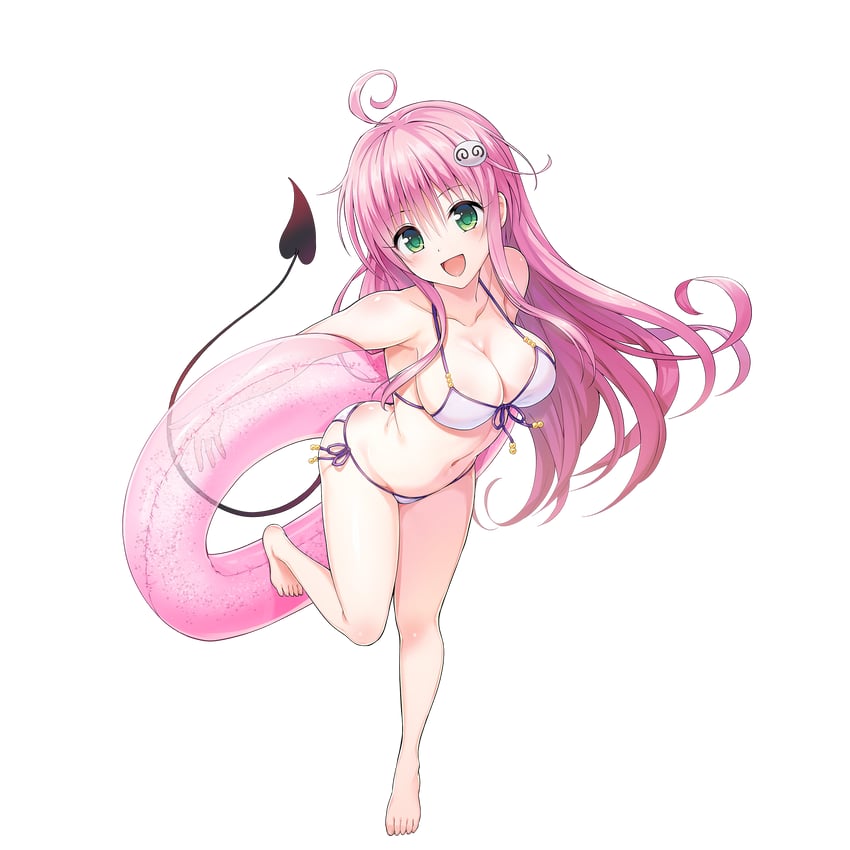 lala satalin deviluke and peke (to love-ru and 2 more) drawn by ootomo_takuji