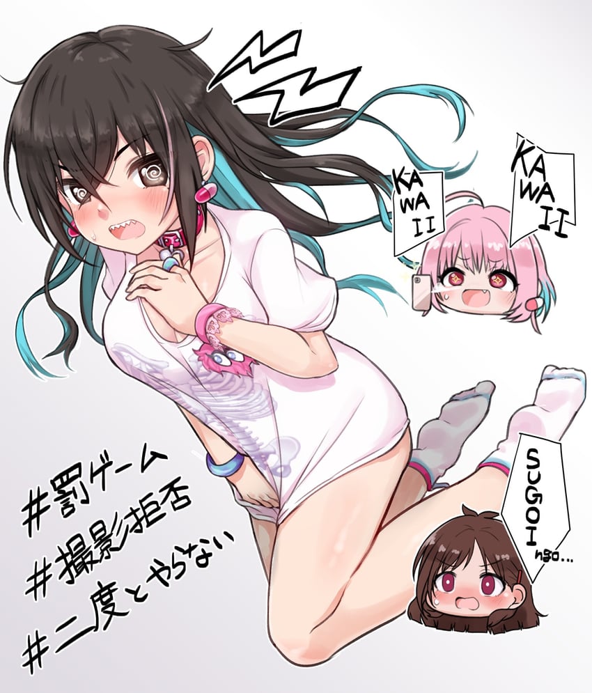 yumemi riamu, sunazuka akira, and tsujino akari (idolmaster and 1 more) drawn by dokudoku913