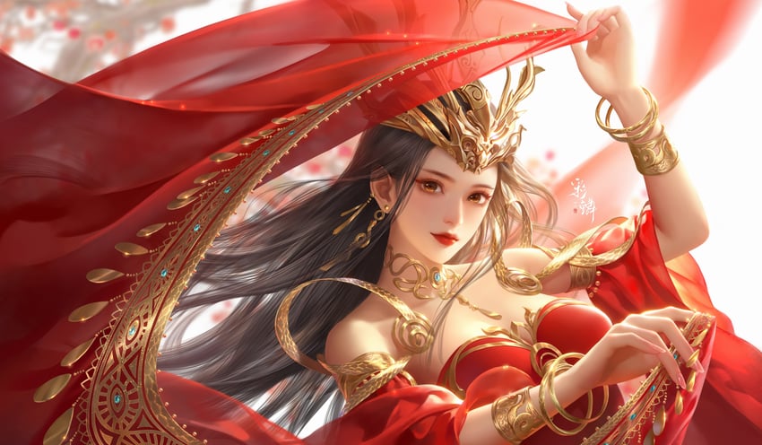 cai lin (doupo cangqiong) drawn by fan_xiu_fx