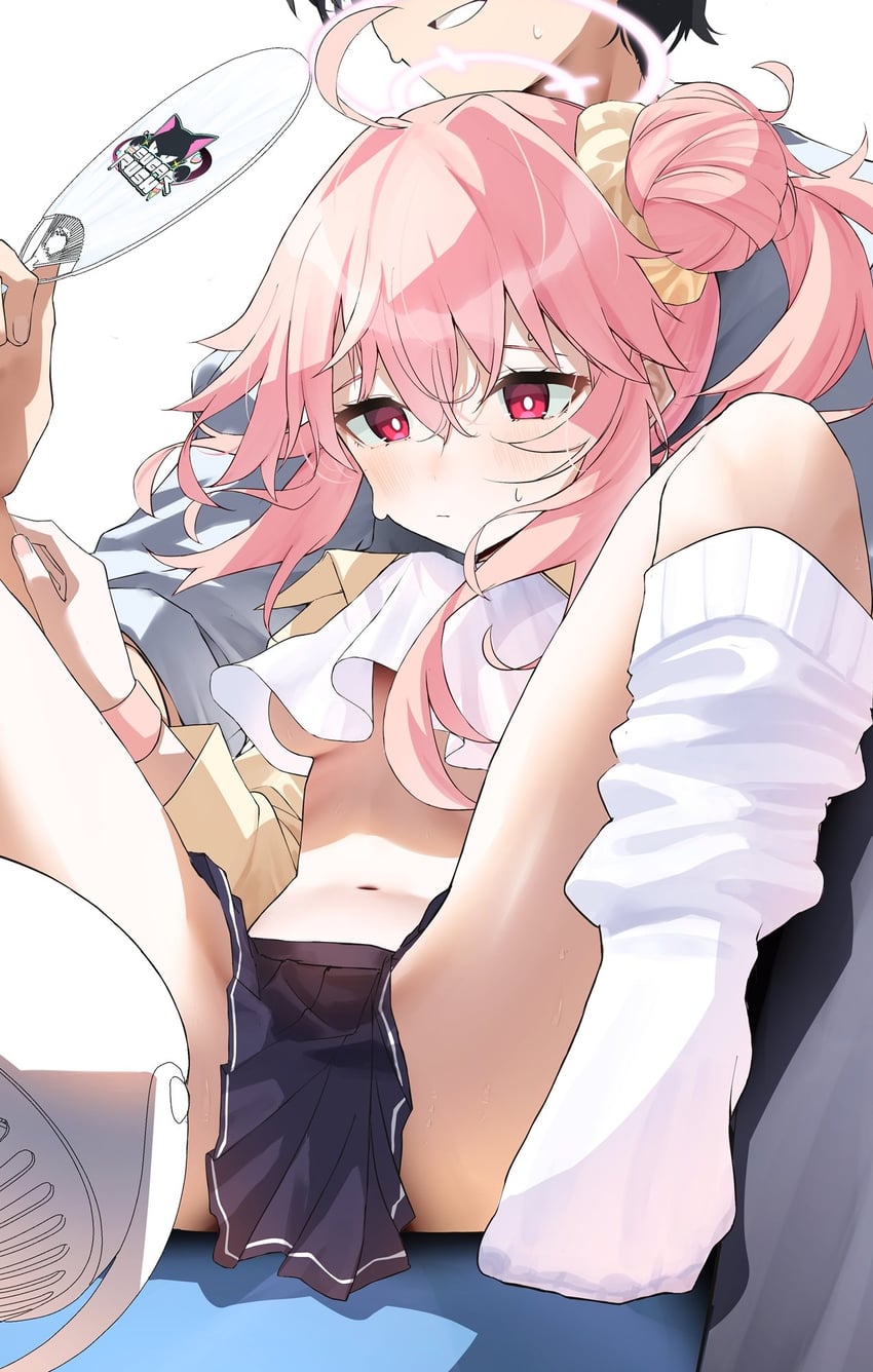 sensei and natsu (blue archive) drawn by nidaime_(doronbo)