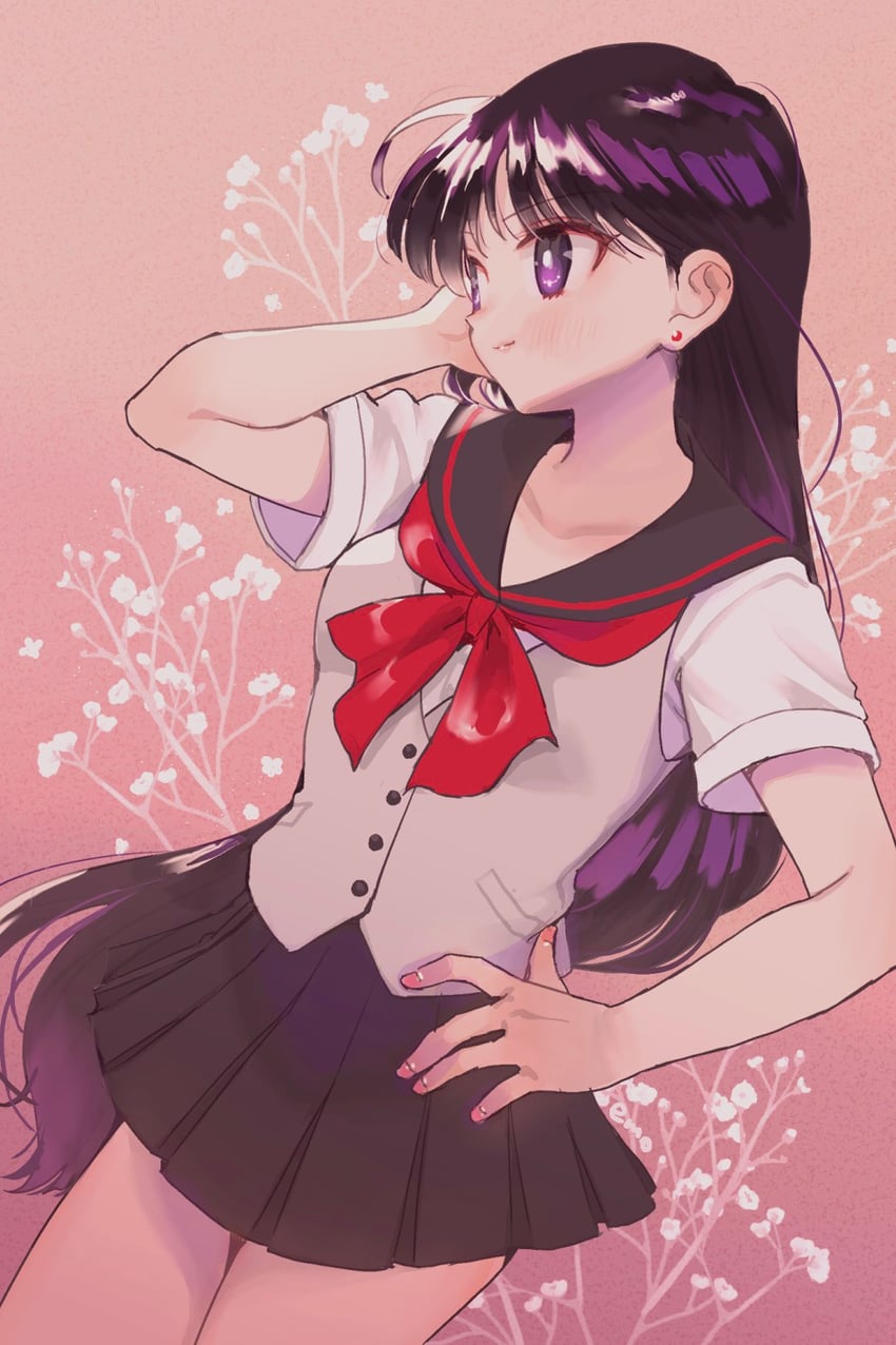 hino rei (bishoujo senshi sailor moon) drawn by yyemoyy