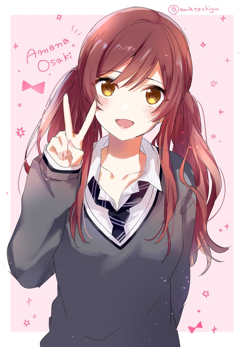 osaki amana (idolmaster and 1 more) drawn by pipi_o_(pipioo08)