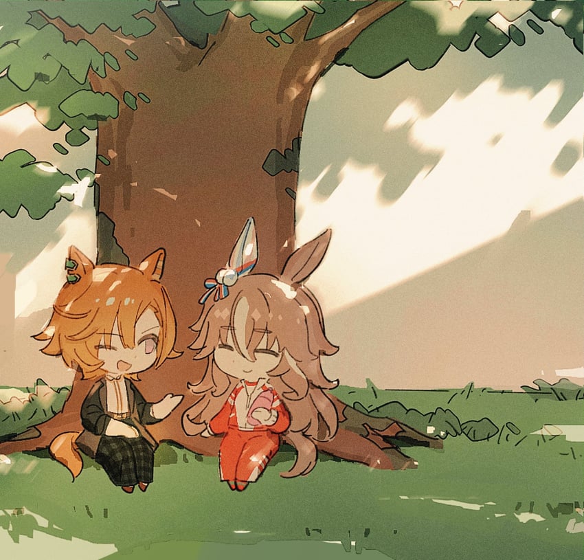 t.m. opera o and wonder acute (umamusume) drawn by meloen_ha