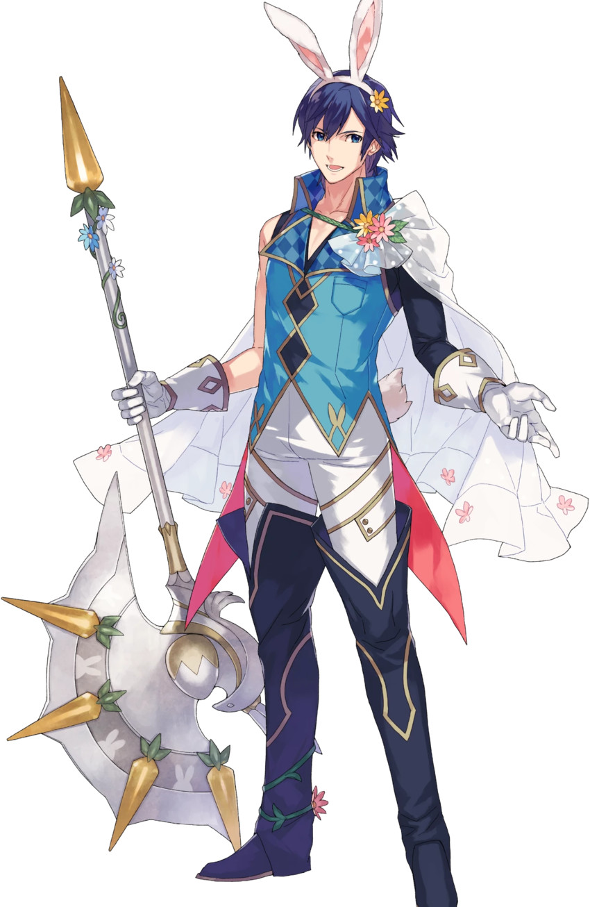 chrom (fire emblem and 2 more) drawn by ebira