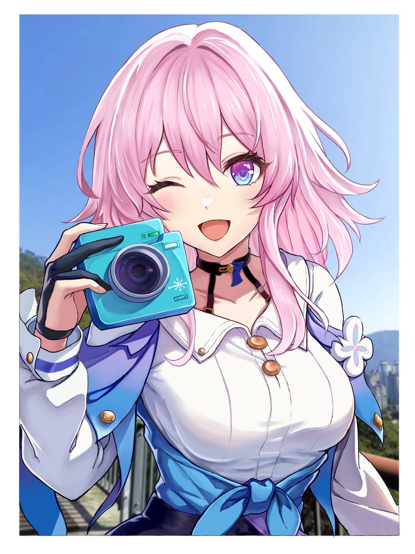 march 7th (honkai and 1 more) drawn by huangwanzi