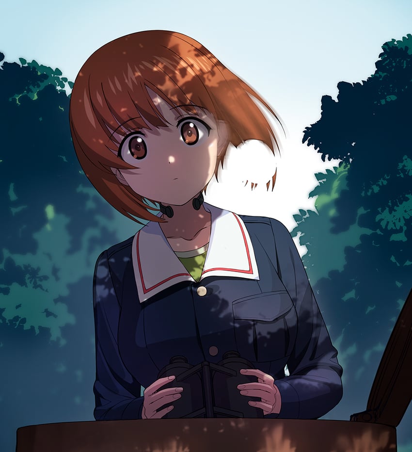 nishizumi miho (girls und panzer) drawn by a1_(initial-g)