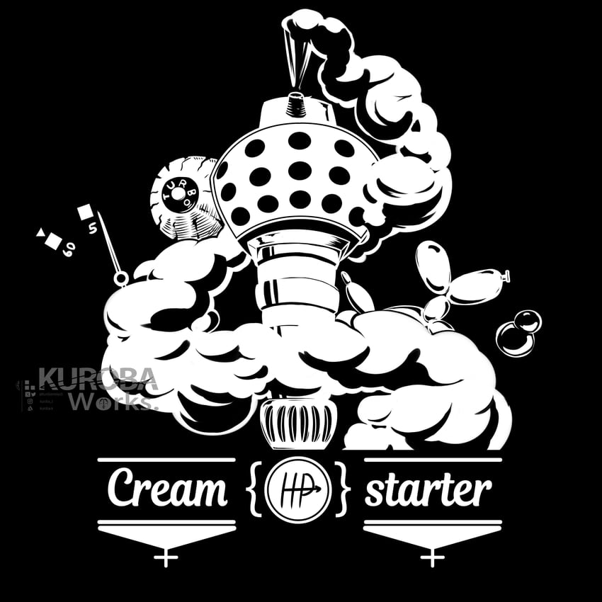 cream starter and tubular bells (jojo no kimyou na bouken and 1 more) drawn by kurobameiyos