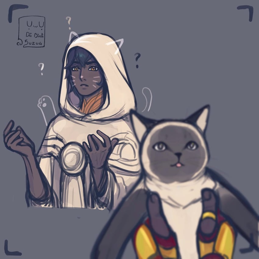 xerath, azir, and arcana xerath (original and 2 more) drawn by 5uzu4