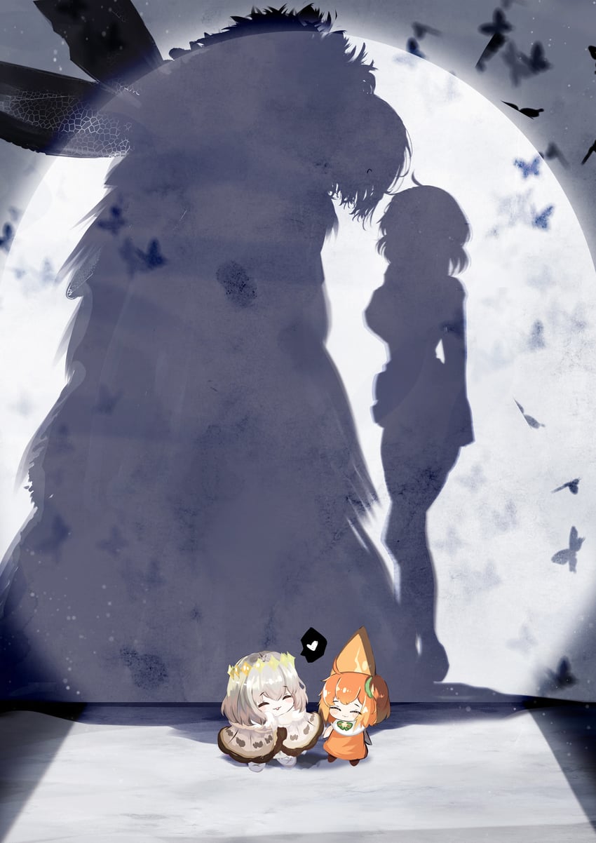 fujimaru ritsuka and oberon (fate and 1 more) drawn by antinese