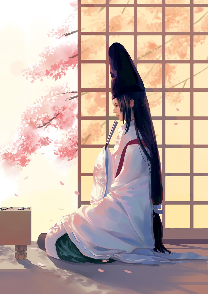 fujiwara no sai (hikaru no go) drawn by xiao_(shigewuliaoren)