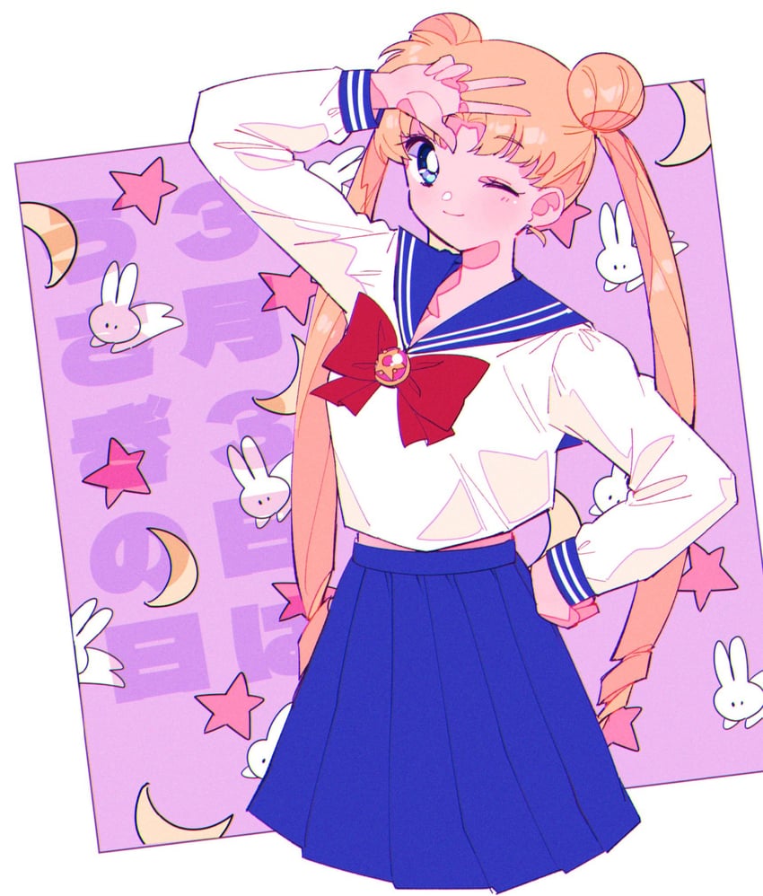 tsukino usagi (bishoujo senshi sailor moon and 1 more) drawn by pochi_(askas_is_god)