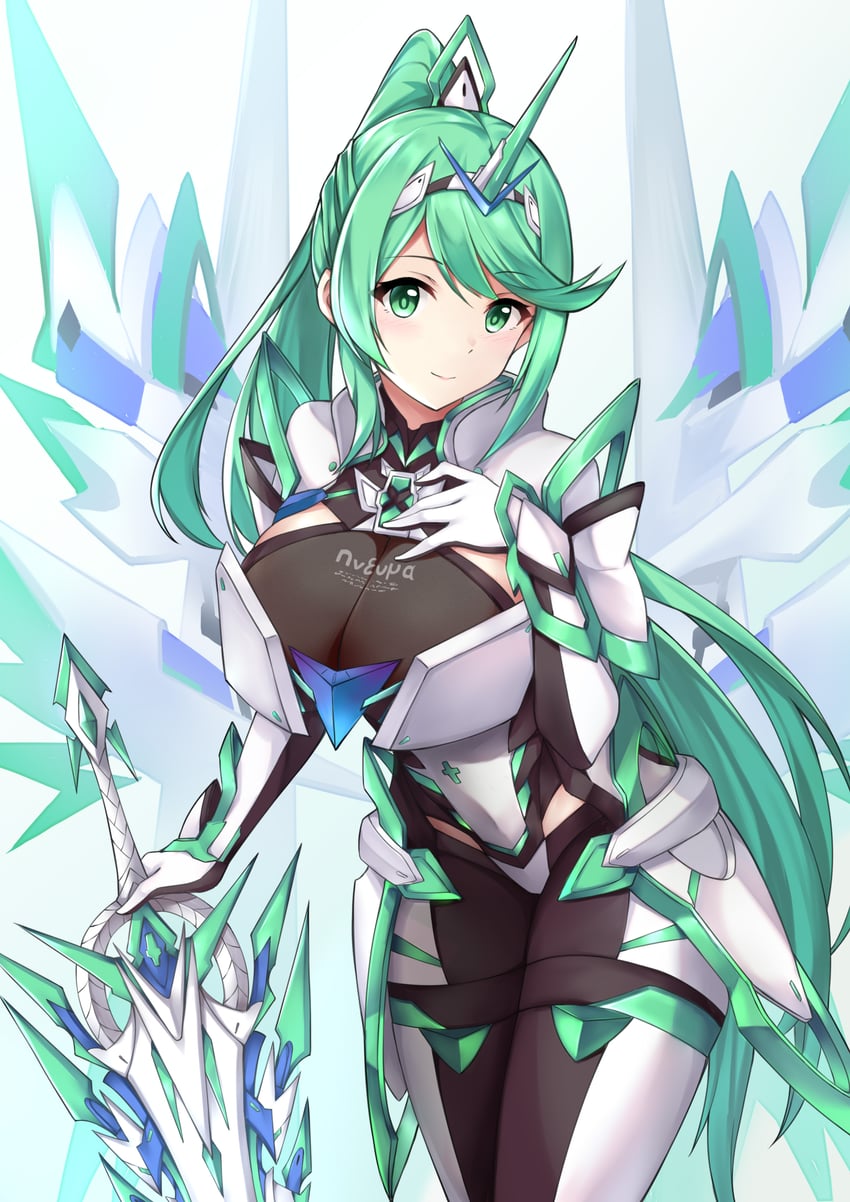 pneuma (xenoblade chronicles and 1 more) drawn by xiao_qi