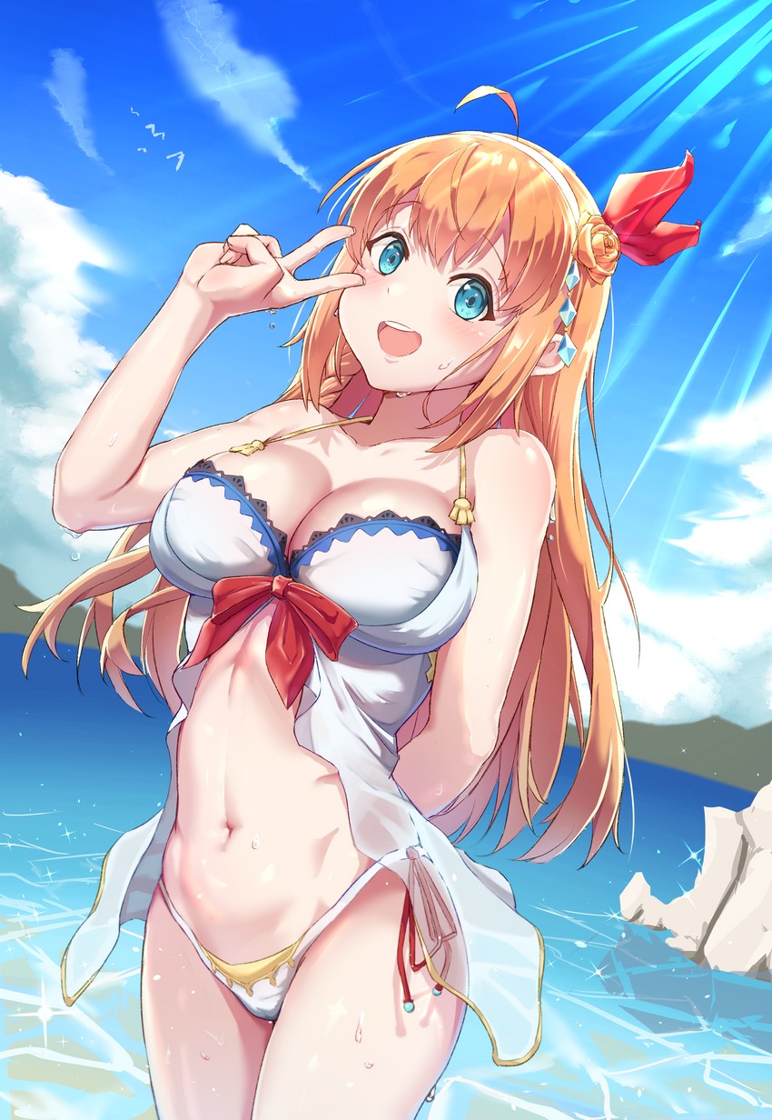 pecorine (princess connect!) drawn by ming_(luckyckm)
