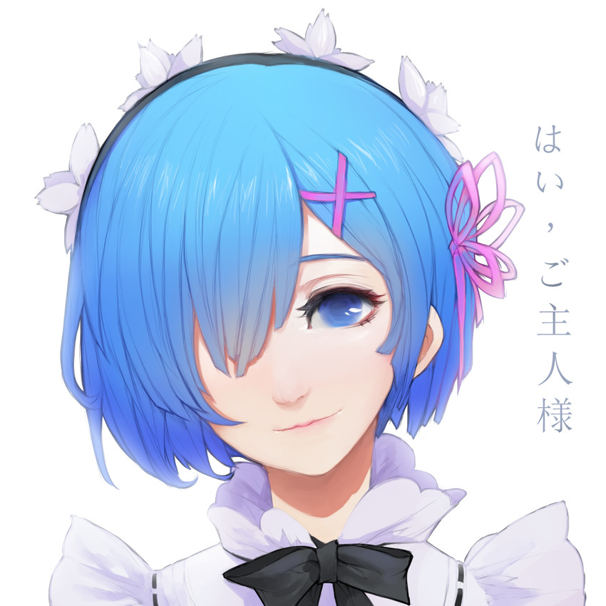 rem (re:zero kara hajimeru isekai seikatsu) drawn by steve_zheng