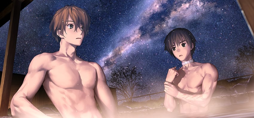 shizuki soujuurou and tsukiji tobimaru (fate and 1 more) drawn by koyama_hirokazu