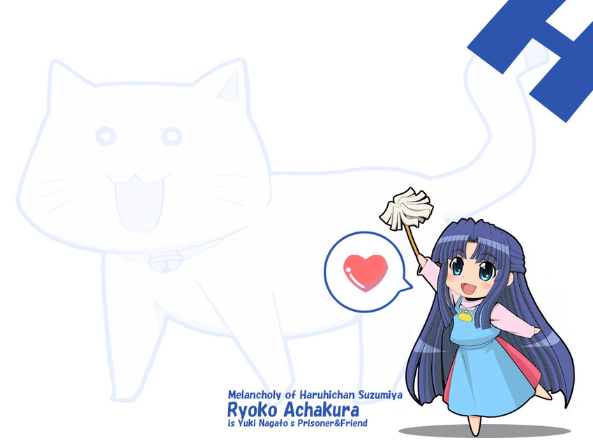 asakura ryoko and achakura (suzumiya haruhi no yuuutsu and 1 more) drawn by oobayashi_mori