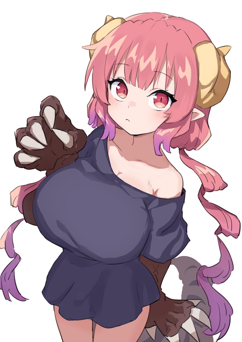 ilulu (kobayashi-san chi no maidragon) drawn by gazacy_(dai)