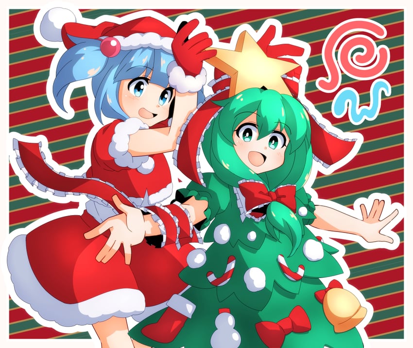 kawashiro nitori and kagiyama hina (touhou) drawn by dairi