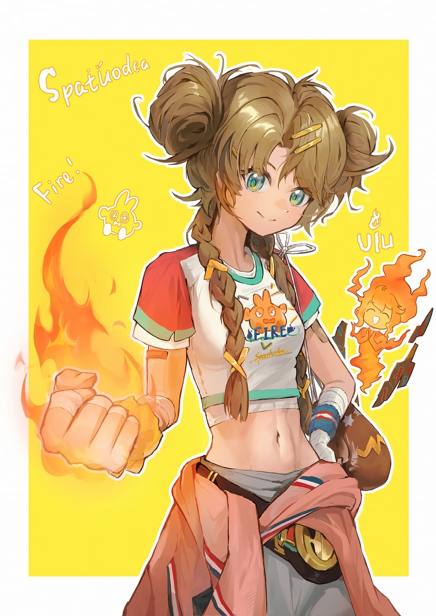 spathodea and ulu (reverse:1999) drawn by pingfan_de_mao