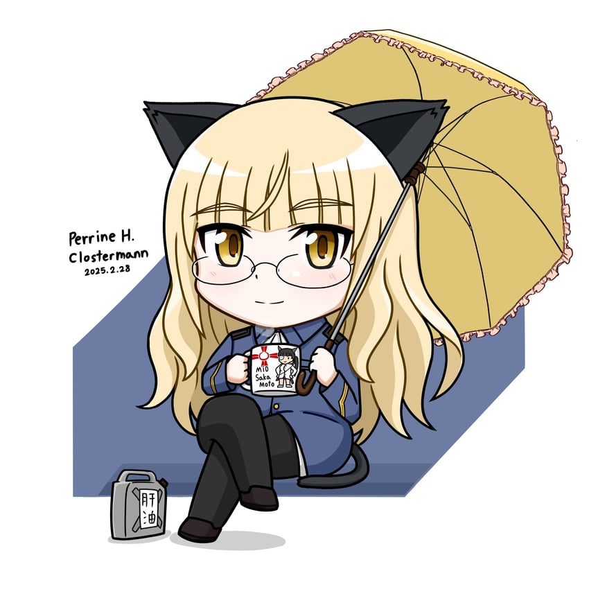 perrine h. clostermann and sakamoto mio (world witches series and 1 more) drawn by panbung-kun
