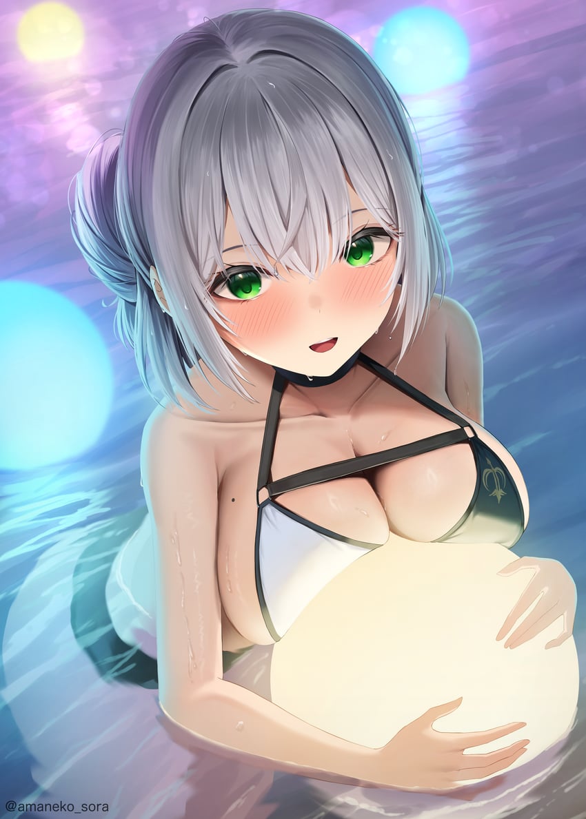 shirogane noel (hololive) drawn by amane_sora