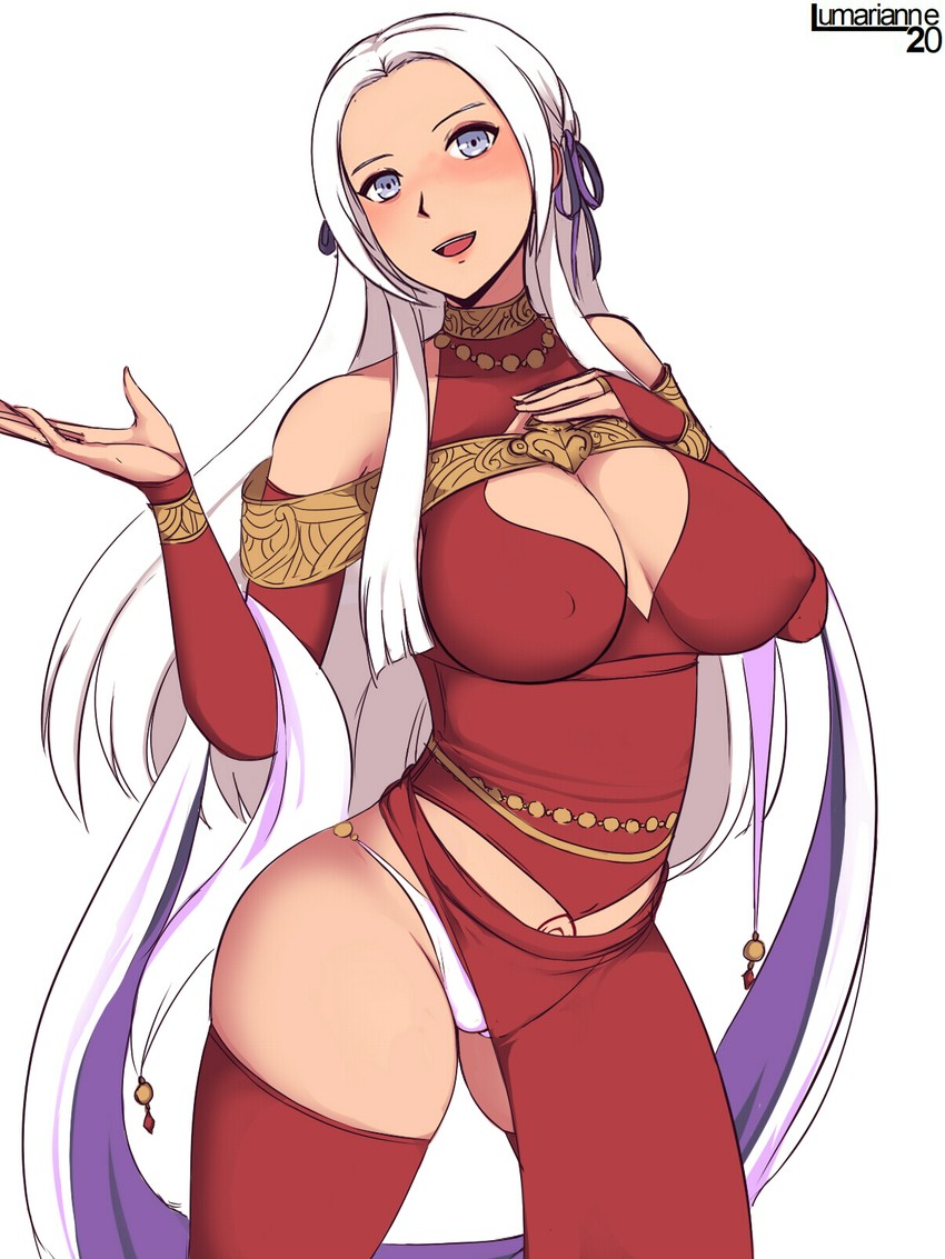 edelgard von hresvelg (fire emblem and 1 more) drawn by lumarianne20