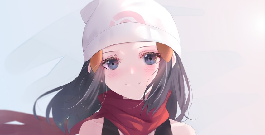 dawn (pokemon and 1 more) drawn by shokuyou_koori