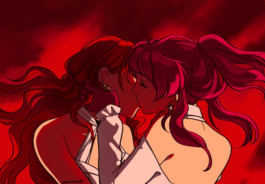 kafka and himeko (honkai and 2 more) drawn by crznoodls