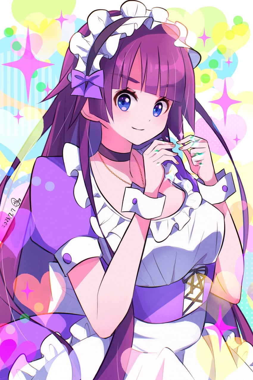 senjougahara hitagi (monogatari) drawn by anotherplus