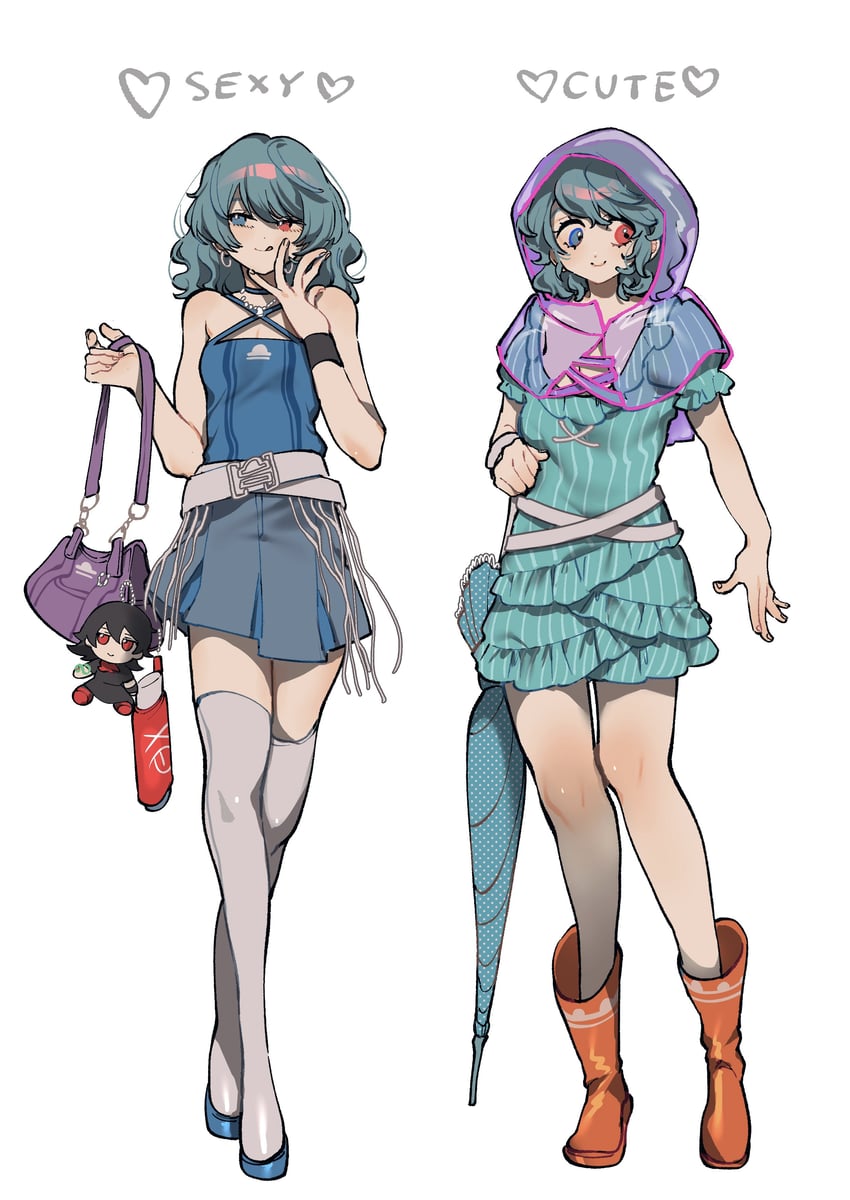 tatara kogasa and houjuu nue (touhou) drawn by yamazaki_tsukune