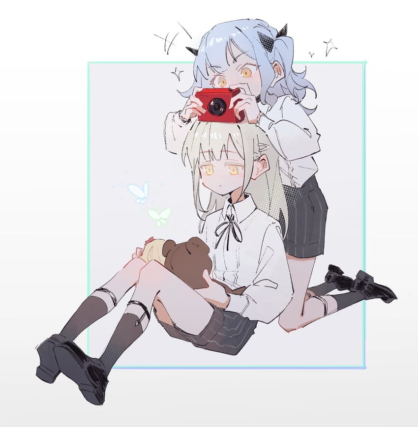 togawa sakiko and wakaba mutsumi (bang dream! and 1 more) drawn by die_(die0118)