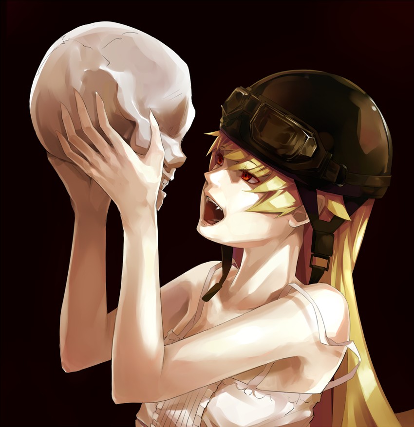 oshino shinobu (monogatari and 1 more) drawn by dafei