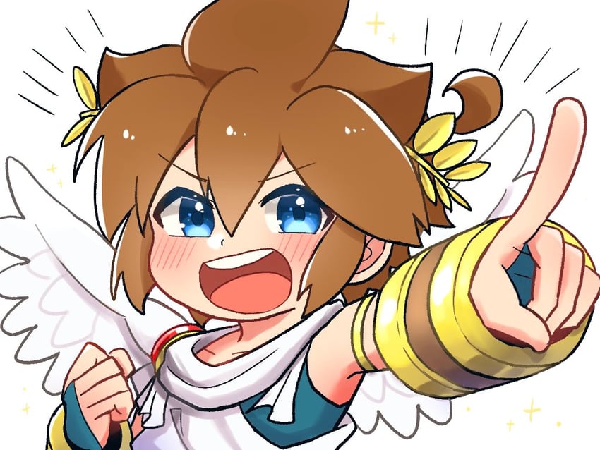 pit (kid icarus and 1 more) drawn by waffuum