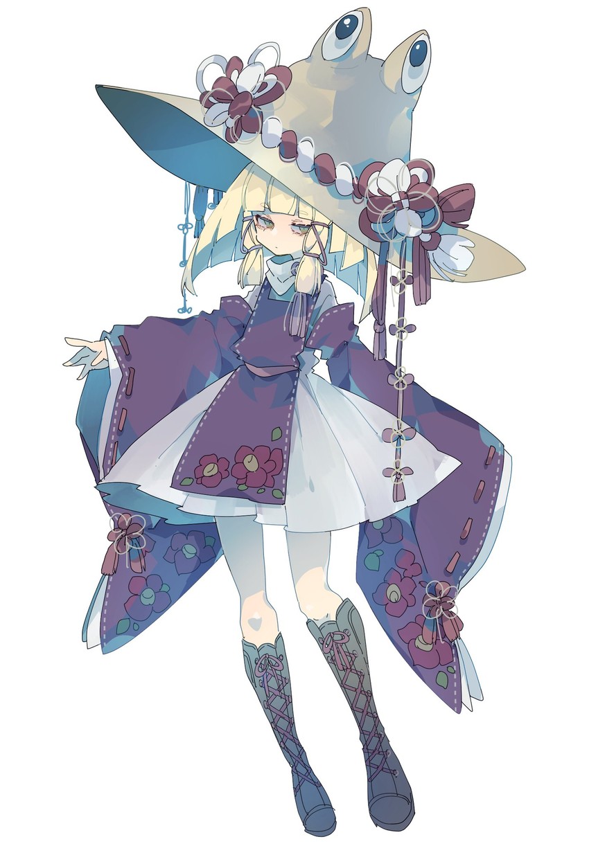 moriya suwako and pyonta (touhou) drawn by nikorashi-ka