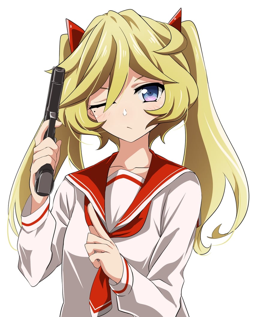 kanzaki h. aria and elfnein (senki zesshou symphogear and 1 more) drawn by tanashi_(mk2)