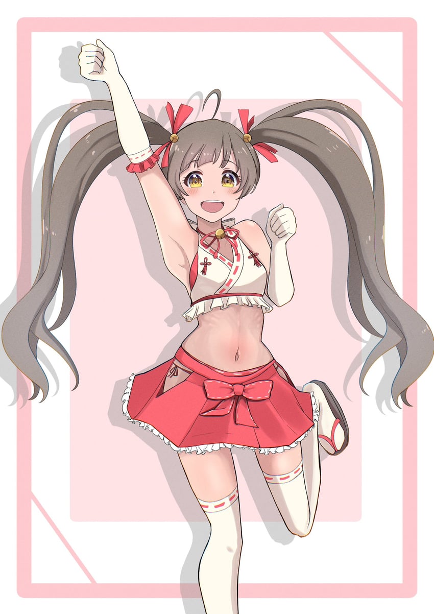 hakozaki serika (idolmaster and 2 more) drawn by twoki