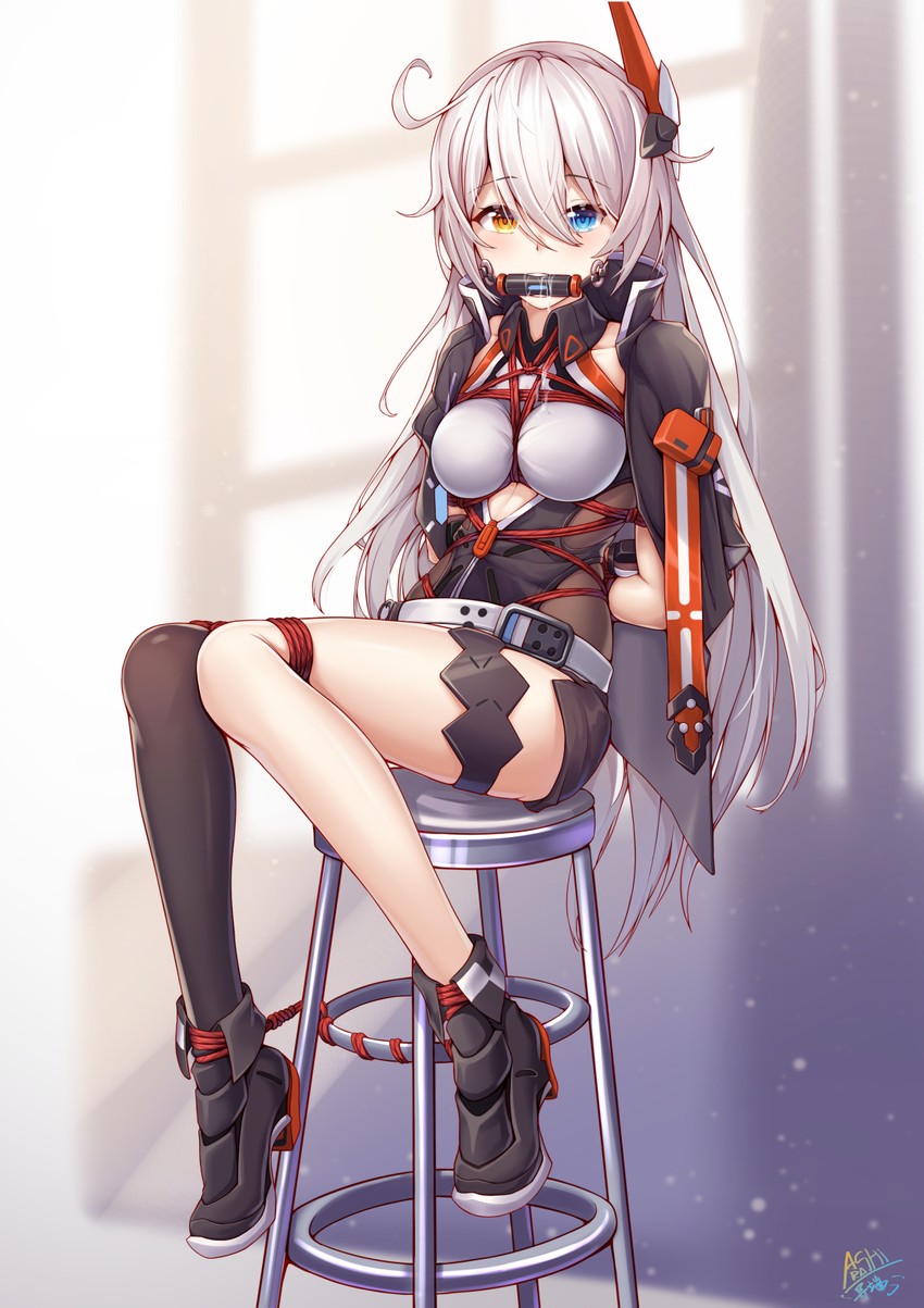 kiana kaslana (honkai and 1 more) drawn by yiduan_zhu