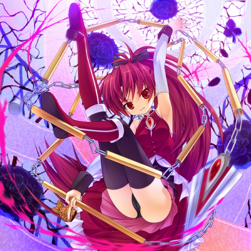 sakura kyoko (mahou shoujo madoka magica) drawn by yuku_(kiollion)