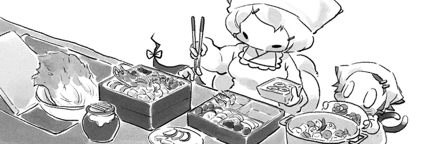 yakumo yukari, yakumo ran, and chen (touhou) drawn by kawanabe