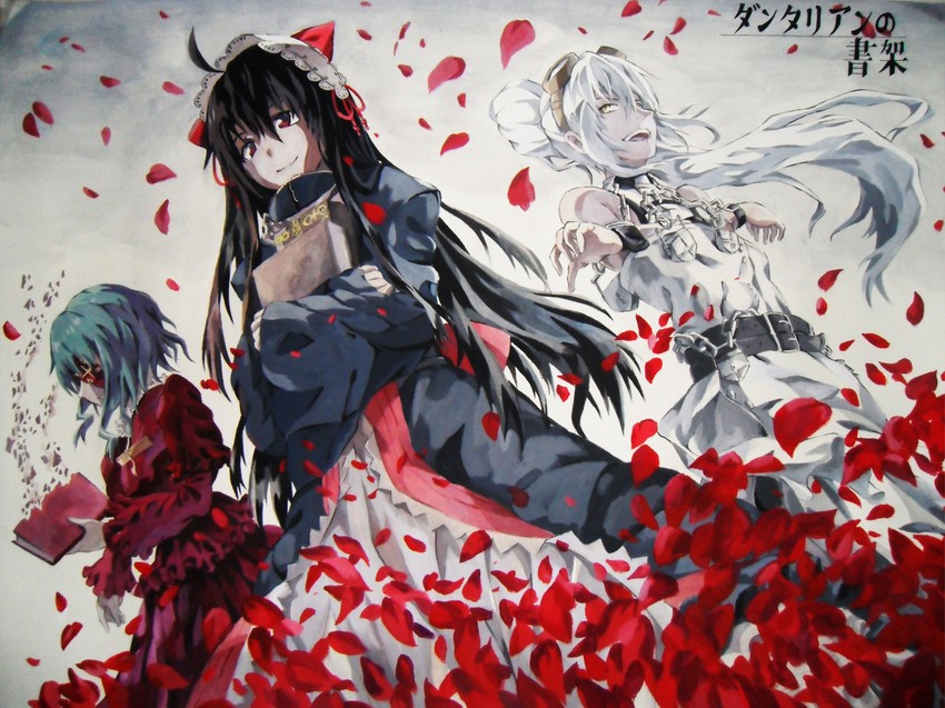 dalian, rasiel, and flamberge (dantalian no shoka) drawn by neko_(yanshoujie)