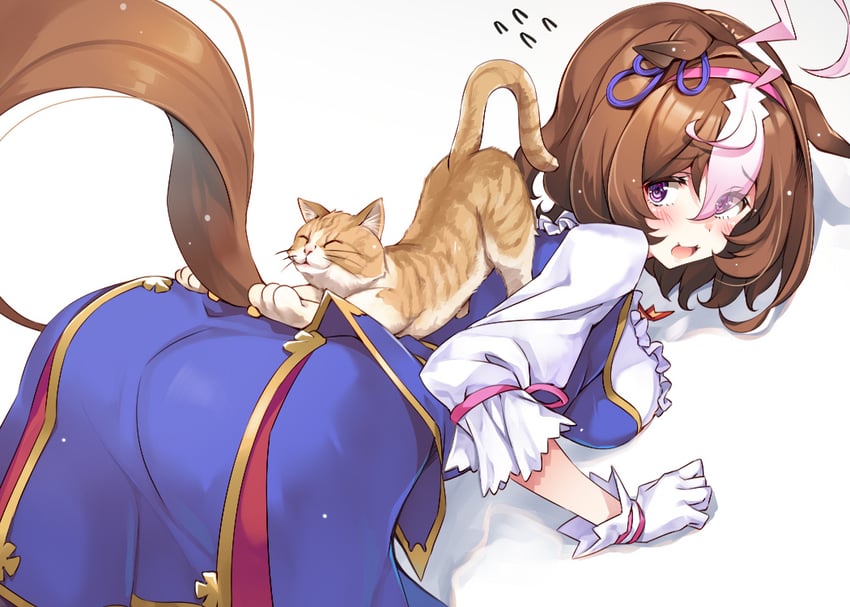 meisho doto and meto (umamusume and 1 more) drawn by moeki_yuuta