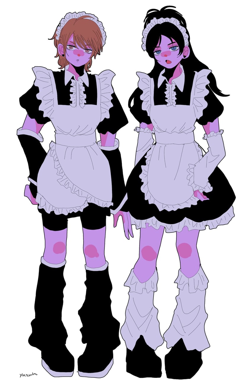 misumi nagisa and yukishiro honoka (precure and 1 more) drawn by yuzuha_takamura