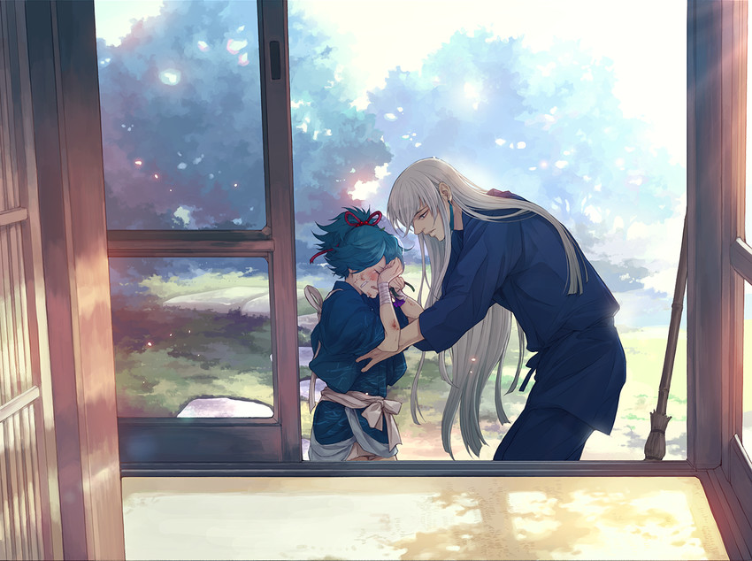 sayo samonji and kousetsu samonji (touken ranbu) drawn by twoframe